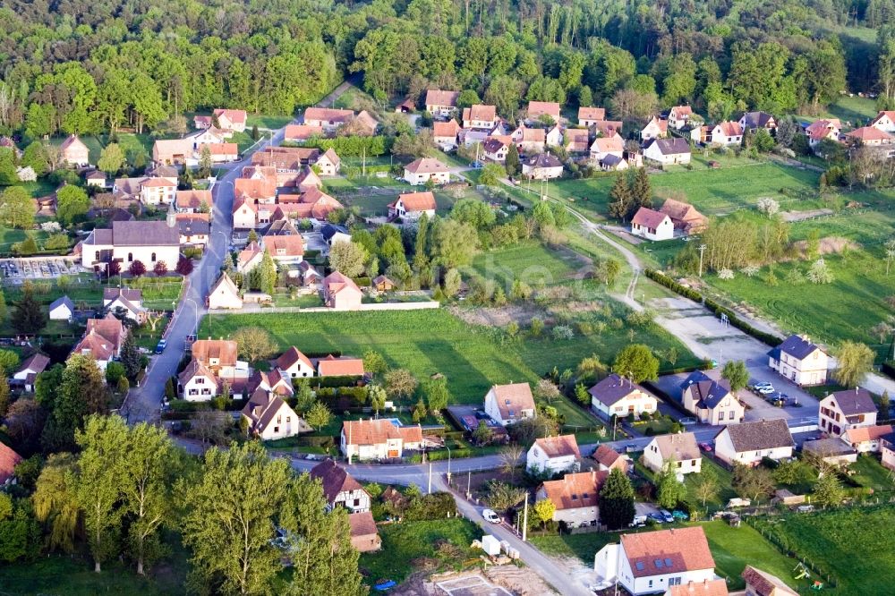 Luftbild Biblisheim - Ortsansicht in Biblisheim in Grand Est, Frankreich
