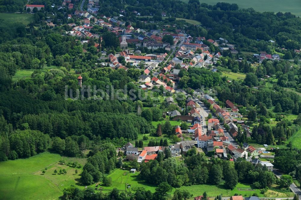 Biesenthal von oben - Ortsansicht in Biesenthal im Bundesland Brandenburg, Deutschland