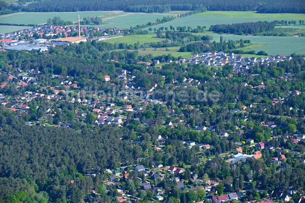 Luftaufnahme Biesenthal - Ortsansicht in Biesenthal im Bundesland Brandenburg, Deutschland