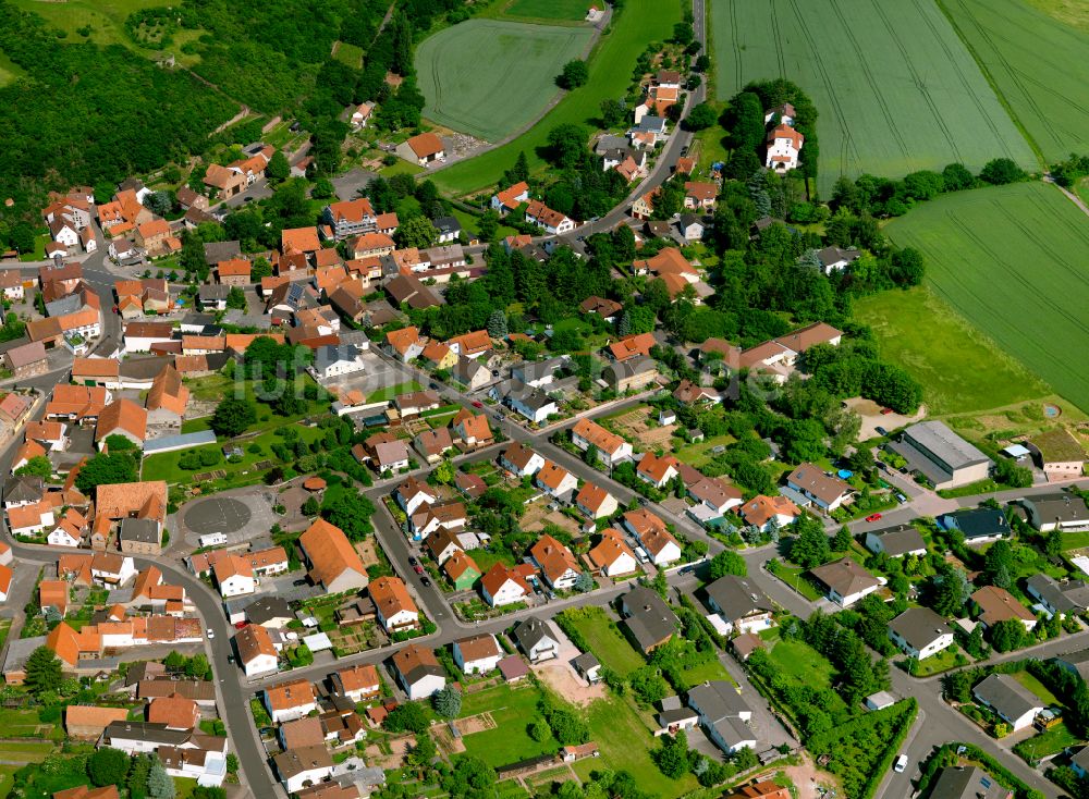Bolanden aus der Vogelperspektive: Ortsansicht in Bolanden im Bundesland Rheinland-Pfalz, Deutschland