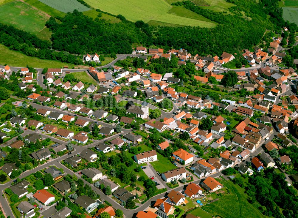 Luftaufnahme Bolanden - Ortsansicht in Bolanden im Bundesland Rheinland-Pfalz, Deutschland