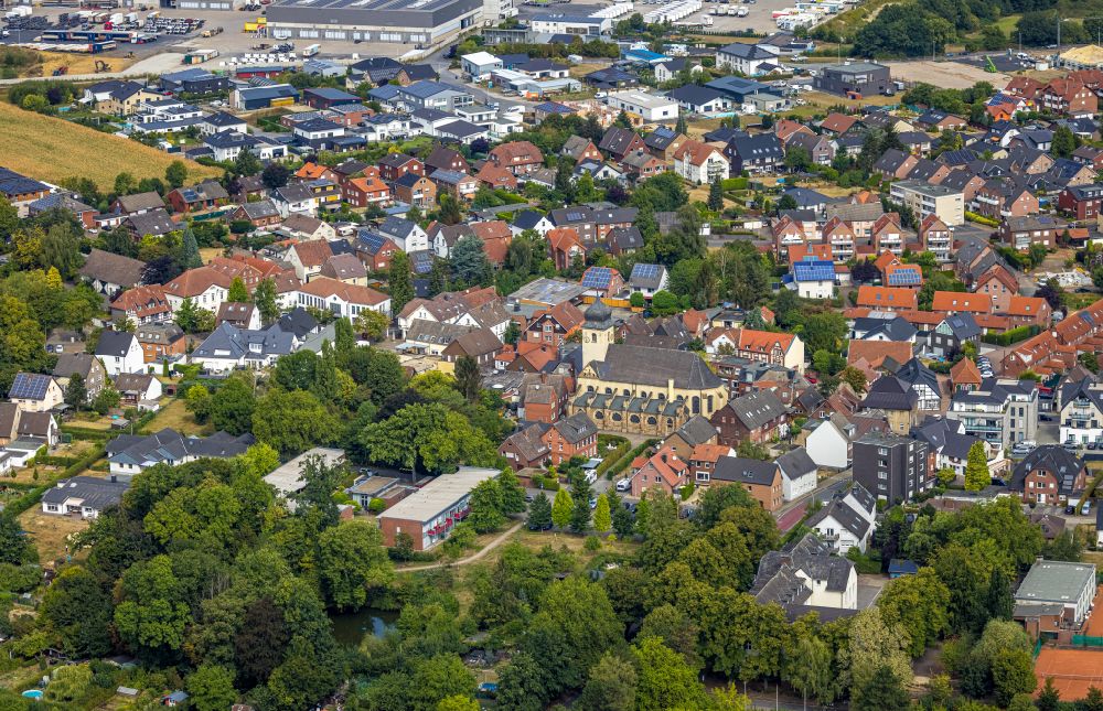 Bork von oben - Ortsansicht in Bork im Bundesland Nordrhein-Westfalen, Deutschland