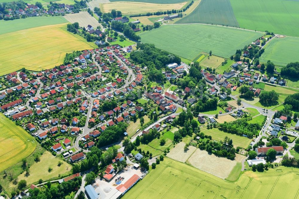 Luftbild Brahmenau - Ortsansicht in Brahmenau im Bundesland Thüringen, Deutschland