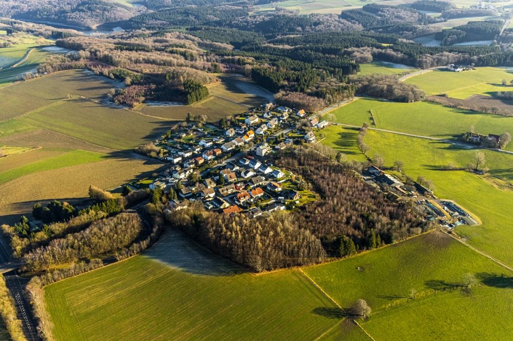 Luftbild Breckerfeld - Ortsansicht in Breckerfeld im Bundesland Nordrhein-Westfalen, Deutschland