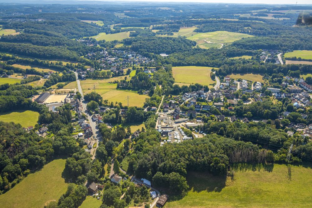 Bredenscheid von oben - Ortsansicht in Bredenscheid im Bundesland Nordrhein-Westfalen, Deutschland