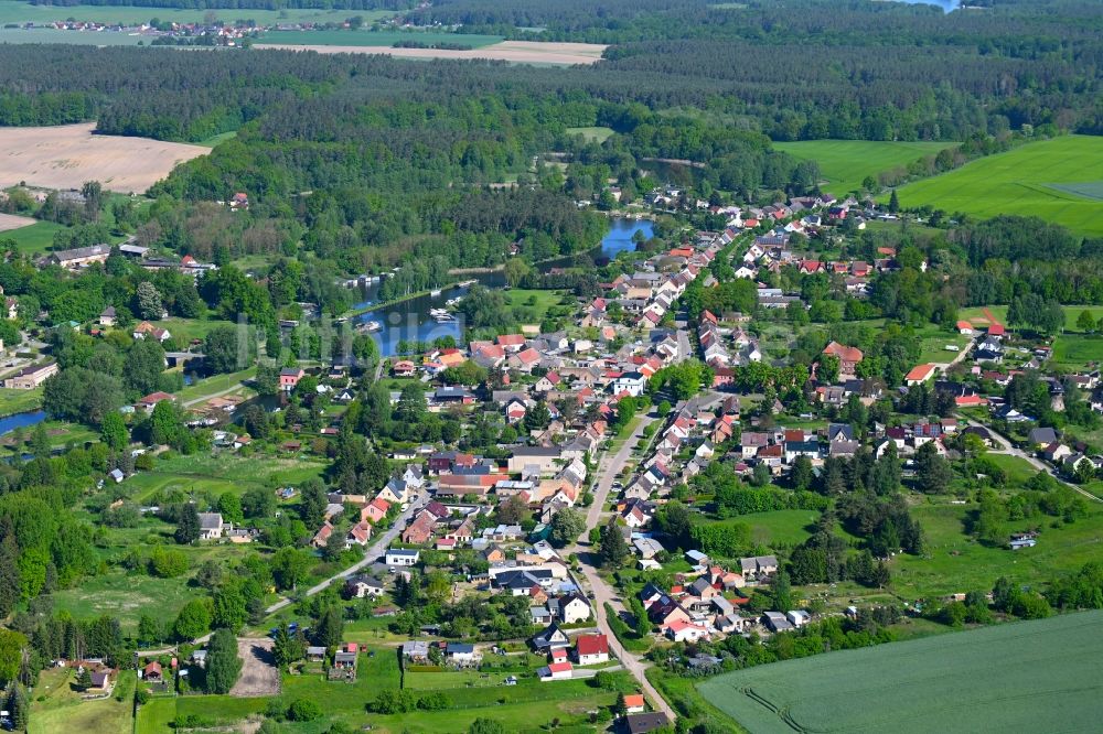 Luftbild Bredereiche - Ortsansicht in Bredereiche im Bundesland Brandenburg, Deutschland