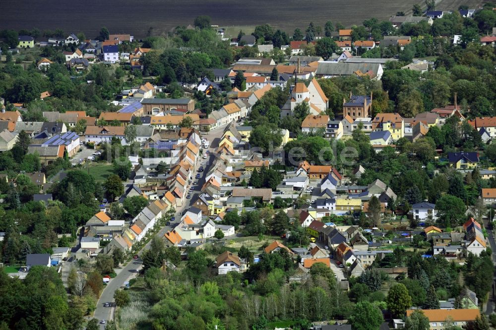 Luftbild Brehna - Ortsansicht in Brehna im Bundesland Sachsen-Anhalt, Deutschland