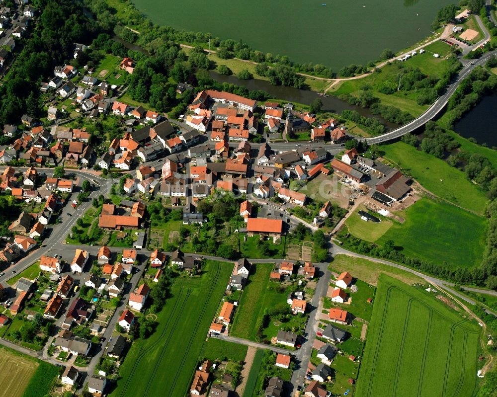 Breitenbach von oben - Ortsansicht in Breitenbach im Bundesland Hessen, Deutschland