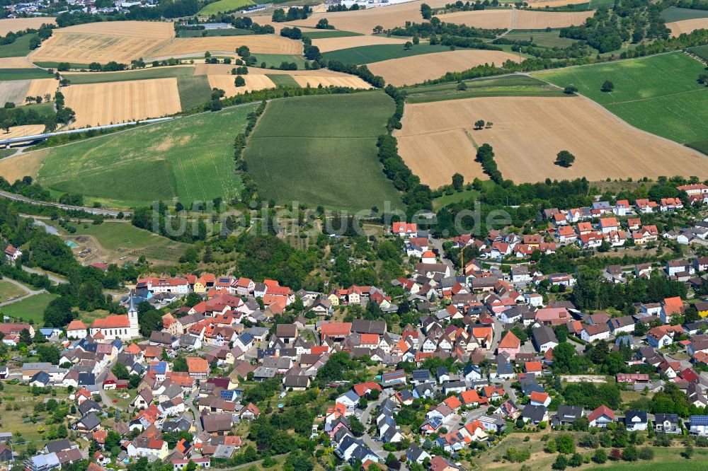 Bretten aus der Vogelperspektive: Ortsansicht in Bretten im Bundesland Baden-Württemberg, Deutschland