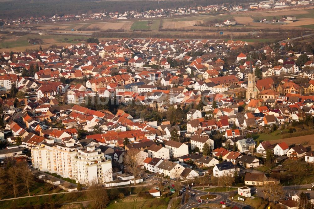 Luftbild Brühl - Ortsansicht in Brühl im Bundesland Baden-Württemberg