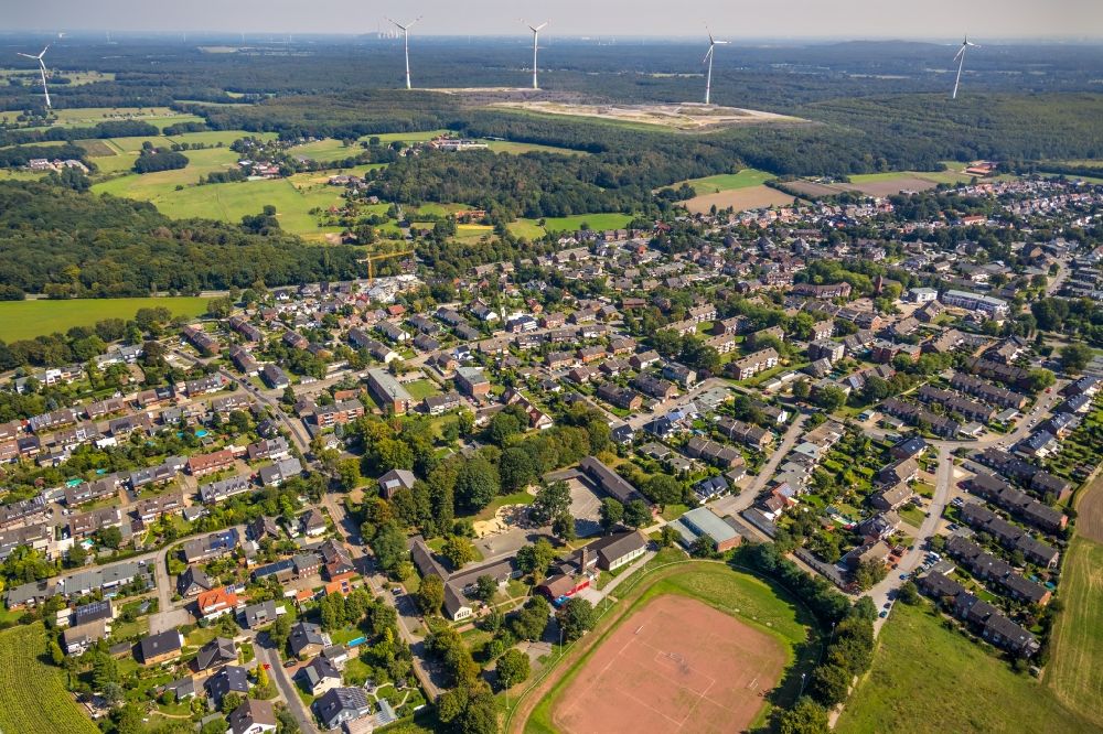Luftaufnahme Bruckhausen - Ortsansicht in Bruckhausen im Bundesland Nordrhein-Westfalen, Deutschland