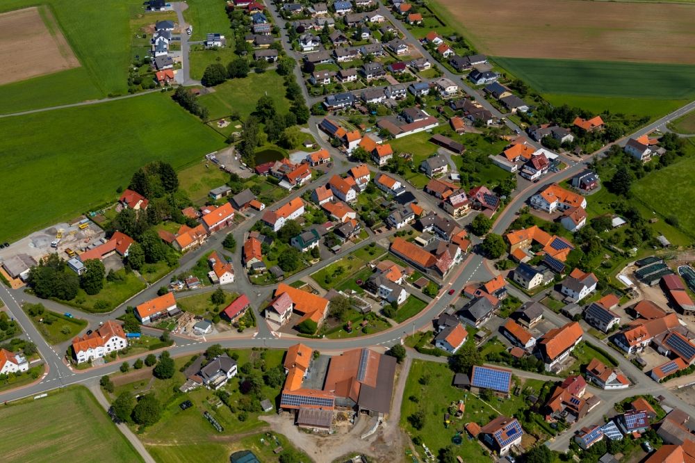 Buchenberg aus der Vogelperspektive: Ortsansicht in Buchenberg im Bundesland Hessen, Deutschland