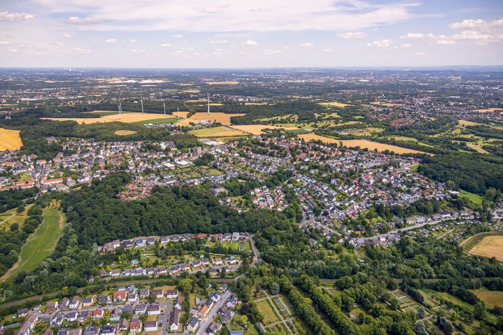 Castrop-Rauxel von oben - Ortsansicht in Castrop-Rauxel im Bundesland Nordrhein-Westfalen, Deutschland