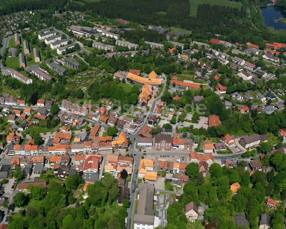 Luftbild Clausthal-Zellerfeld - Ortsansicht in Clausthal-Zellerfeld im Bundesland Niedersachsen, Deutschland