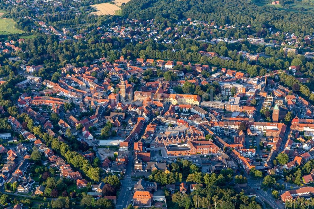 Luftaufnahme Coesfeld - Ortsansicht in Coesfeld im Bundesland Nordrhein-Westfalen, Deutschland