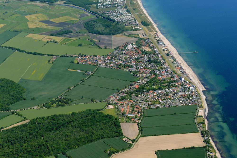 Dahme von oben - Ortsansicht von Dahme im Bundesland Schleswig-Holstein