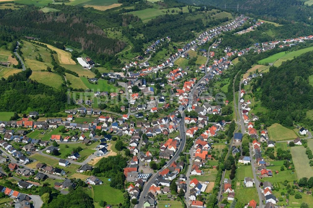 Luftaufnahme Dalhausen - Ortsansicht in Dalhausen im Bundesland Nordrhein-Westfalen, Deutschland
