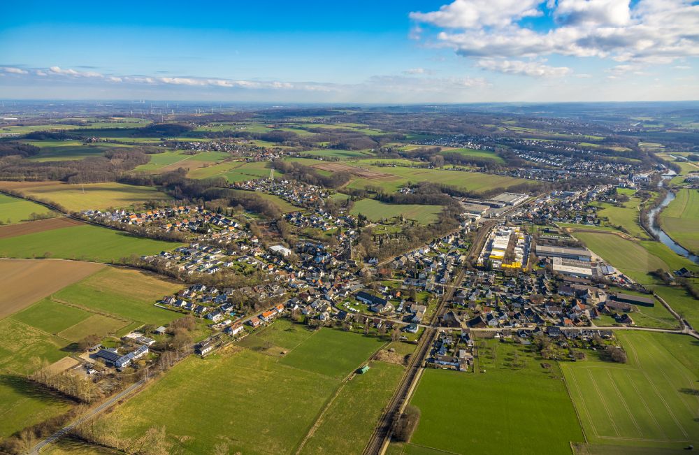 Luftbild Dellwig - Ortsansicht in Dellwig im Bundesland Nordrhein-Westfalen, Deutschland