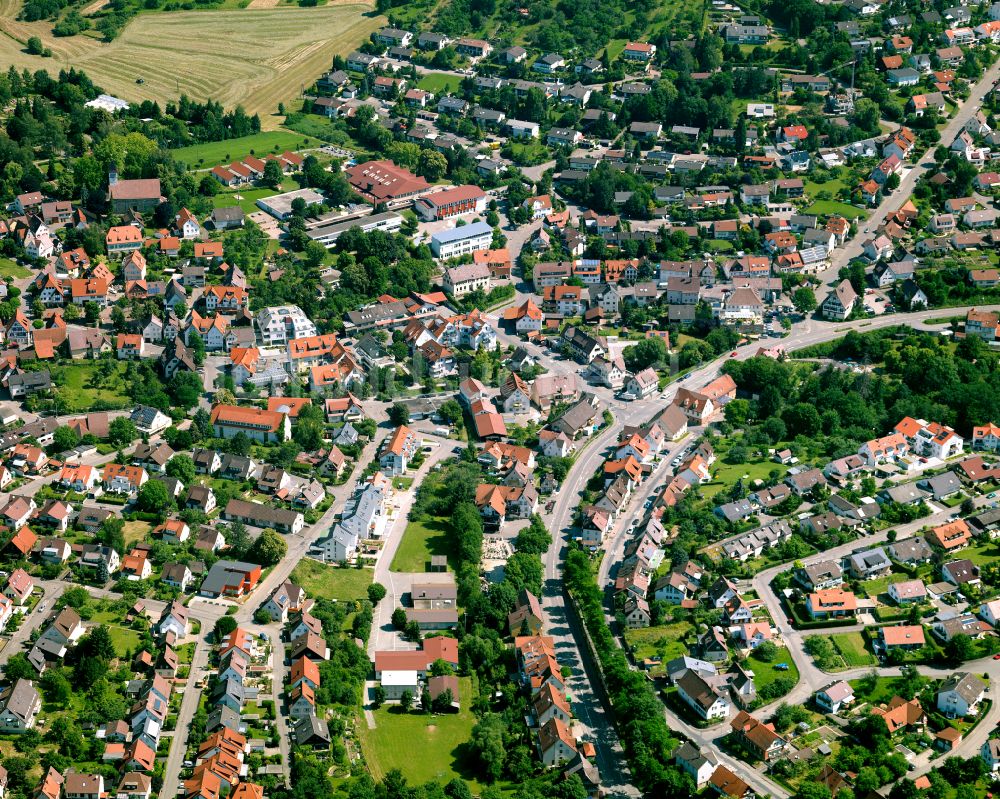 Luftbild Dettenhausen - Ortsansicht in Dettenhausen im Bundesland Baden-Württemberg, Deutschland