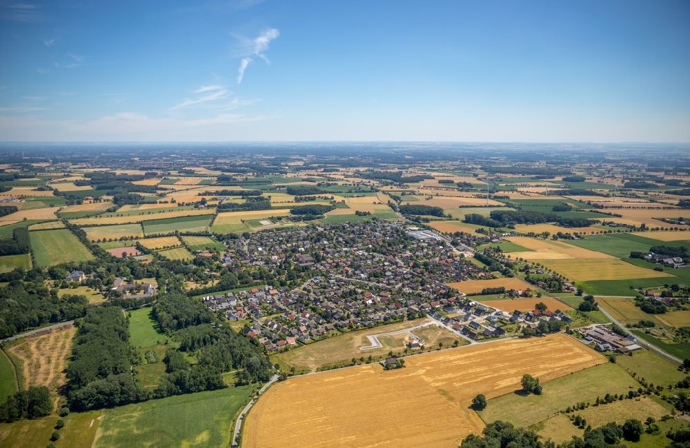 Luftbild Diestedde - Ortsansicht in Diestedde im Bundesland Nordrhein-Westfalen, Deutschland