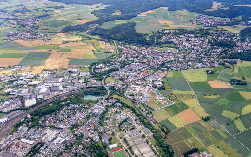 Luftbild Diez - Ortsansicht in Diez im Bundesland Rheinland-Pfalz, Deutschland
