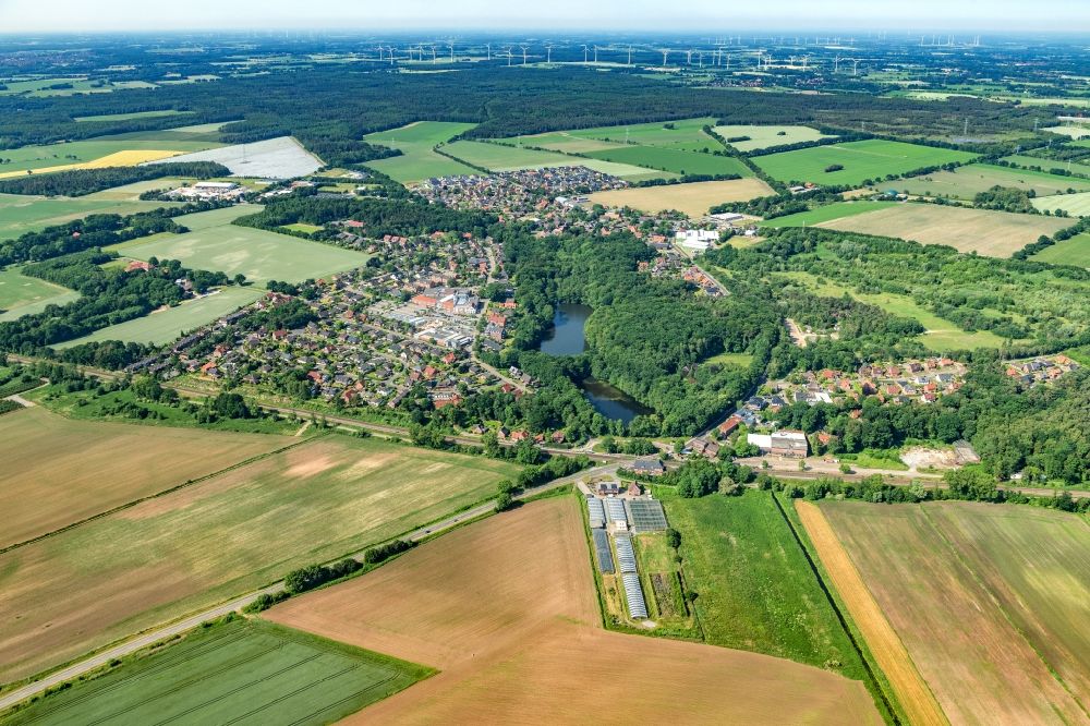 Luftbild Dollern - Ortsansicht in Dollern im Bundesland Niedersachsen, Deutschland