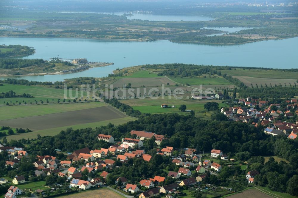 Luftbild Dreiskau-Muckern - Ortsansicht von Dreiskau-Muckern im Bundesland Sachsen