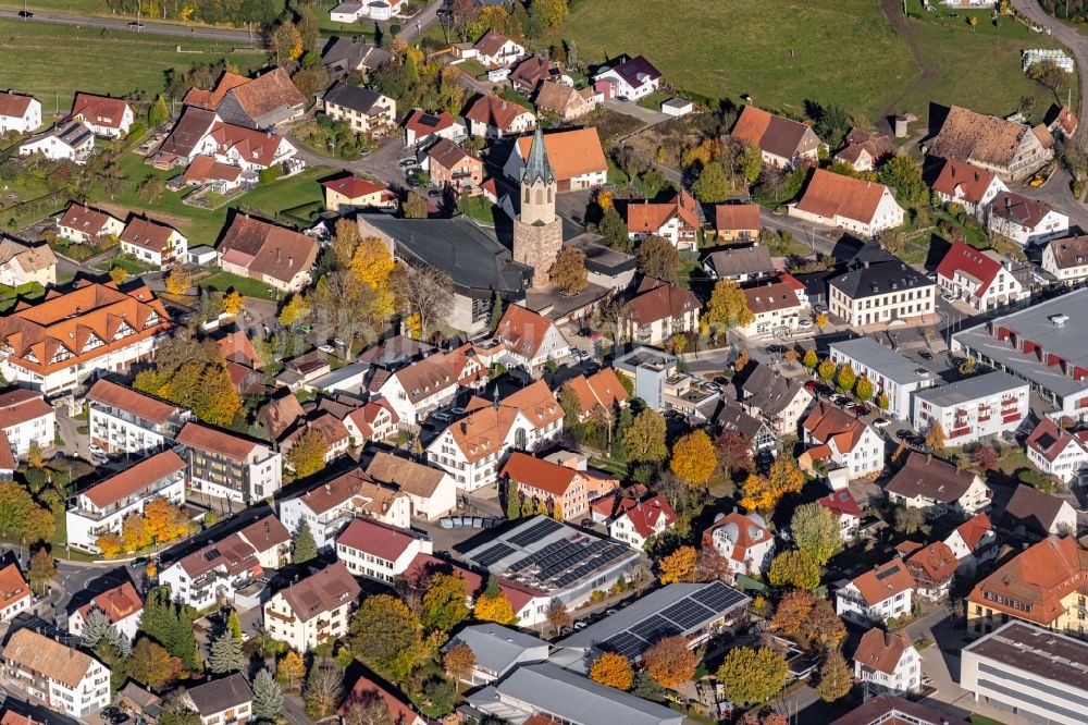 Dunningen von oben - Ortsansicht in Dunningen im Bundesland Baden-Württemberg, Deutschland