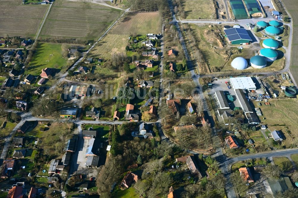 Luftbild Eimke - Ortsansicht in Eimke im Bundesland Niedersachsen, Deutschland