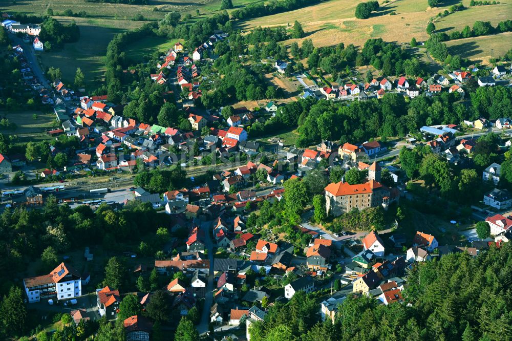 Elgersburg von oben - Ortsansicht in Elgersburg im Bundesland Thüringen, Deutschland