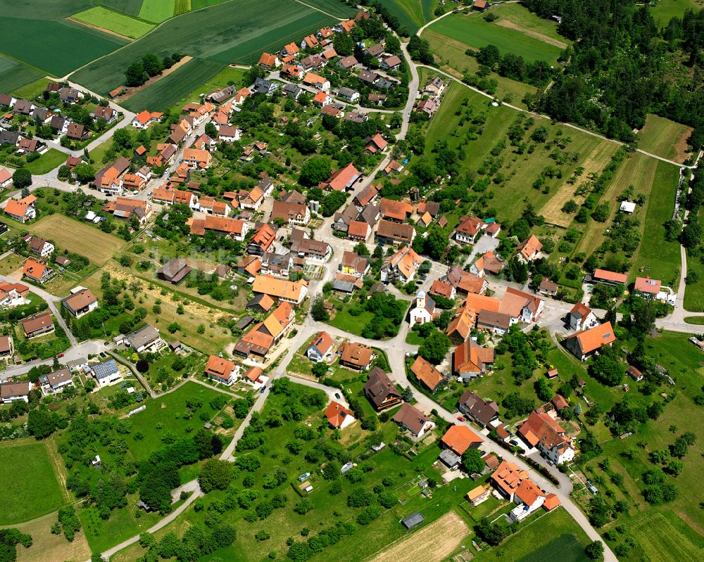 Luftbild Emmingen - Ortsansicht in Emmingen im Bundesland Baden-Württemberg, Deutschland