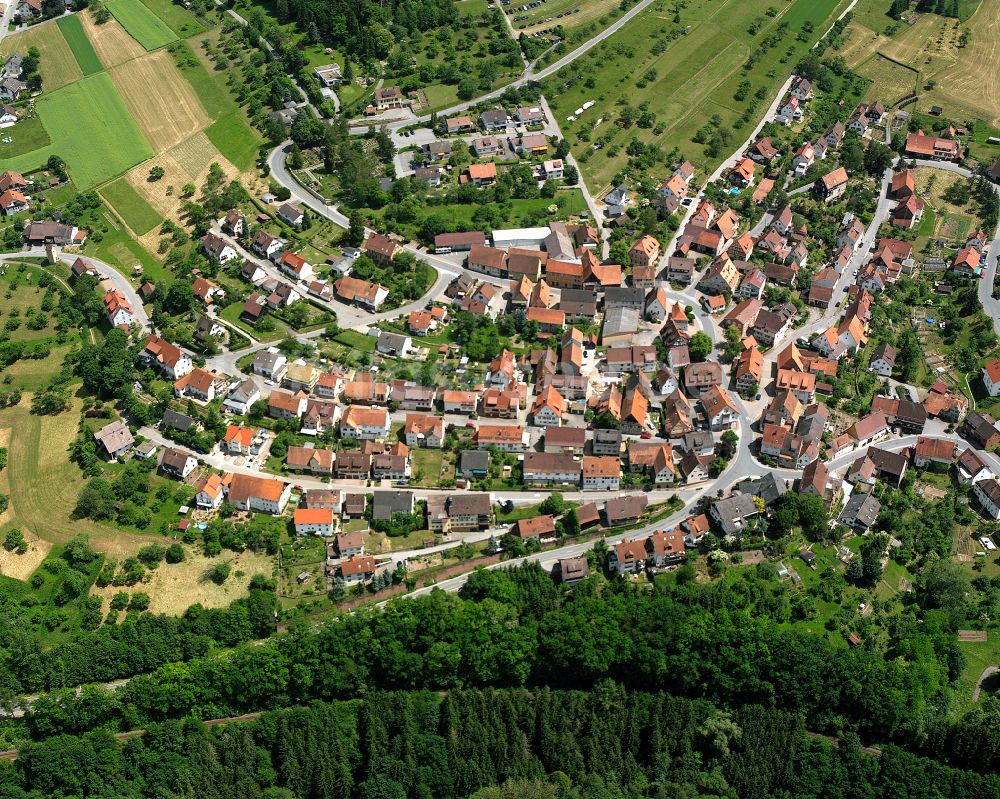 Luftaufnahme Emmingen - Ortsansicht in Emmingen im Bundesland Baden-Württemberg, Deutschland