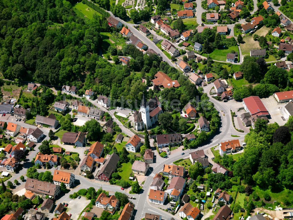 Luftaufnahme Erolzheim - Ortsansicht in Erolzheim im Bundesland Baden-Württemberg, Deutschland