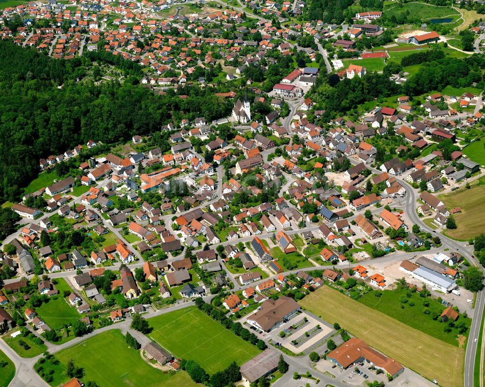 Luftbild Erolzheim - Ortsansicht in Erolzheim im Bundesland Baden-Württemberg, Deutschland
