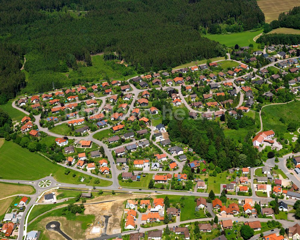 Erolzheim von oben - Ortsansicht in Erolzheim im Bundesland Baden-Württemberg, Deutschland