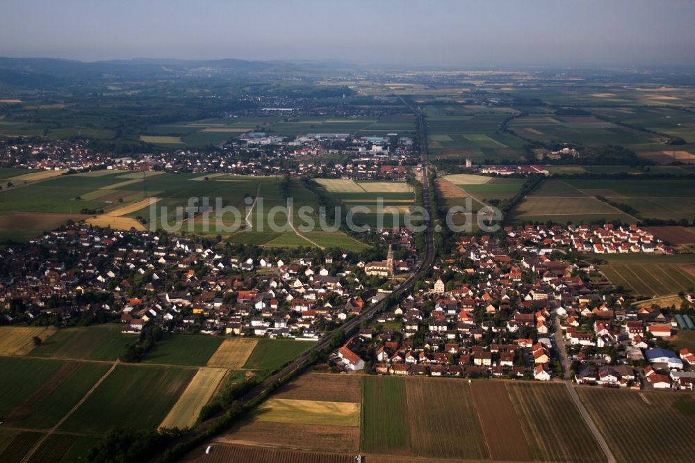 Eschbach aus der Vogelperspektive: Ortsansicht in Eschbach im Bundesland Baden-Württemberg