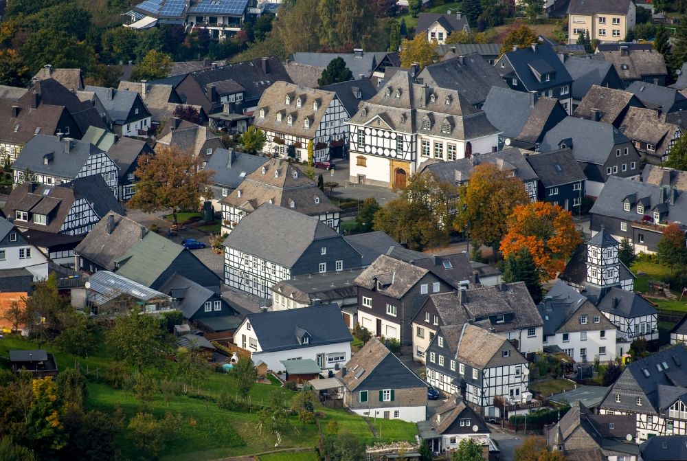Luftaufnahme Eversberg - Ortsansicht in Eversberg im Bundesland Nordrhein-Westfalen