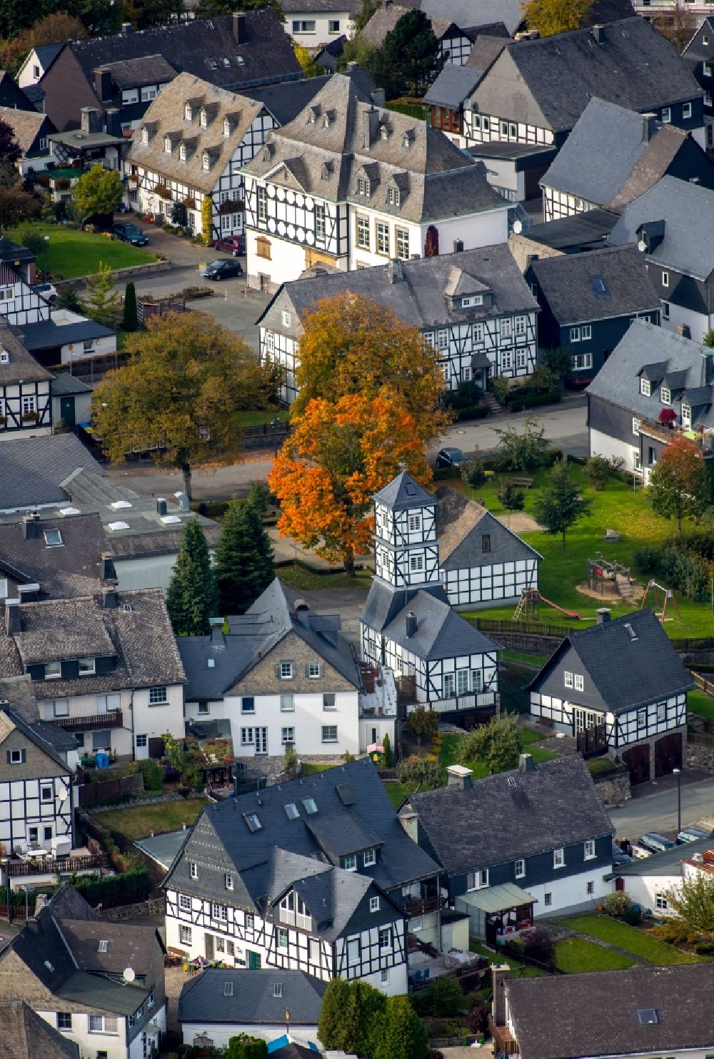 Eversberg aus der Vogelperspektive: Ortsansicht in Eversberg im Bundesland Nordrhein-Westfalen