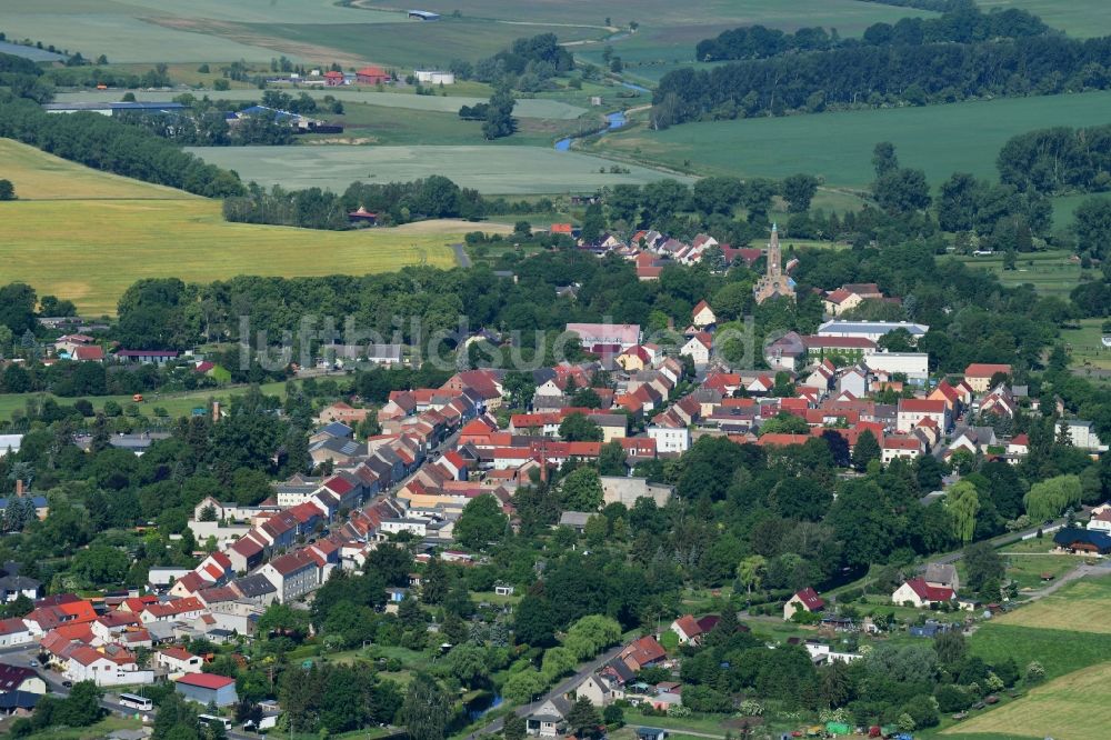 Luftaufnahme Fehrbellin - Ortsansicht in Fehrbellin im Bundesland Brandenburg, Deutschland