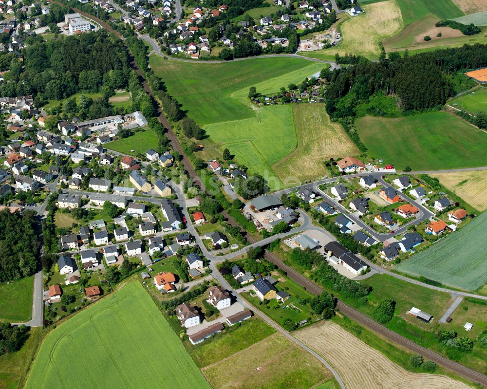 Luftaufnahme Feilitzsch - Ortsansicht in Feilitzsch im Bundesland Bayern, Deutschland