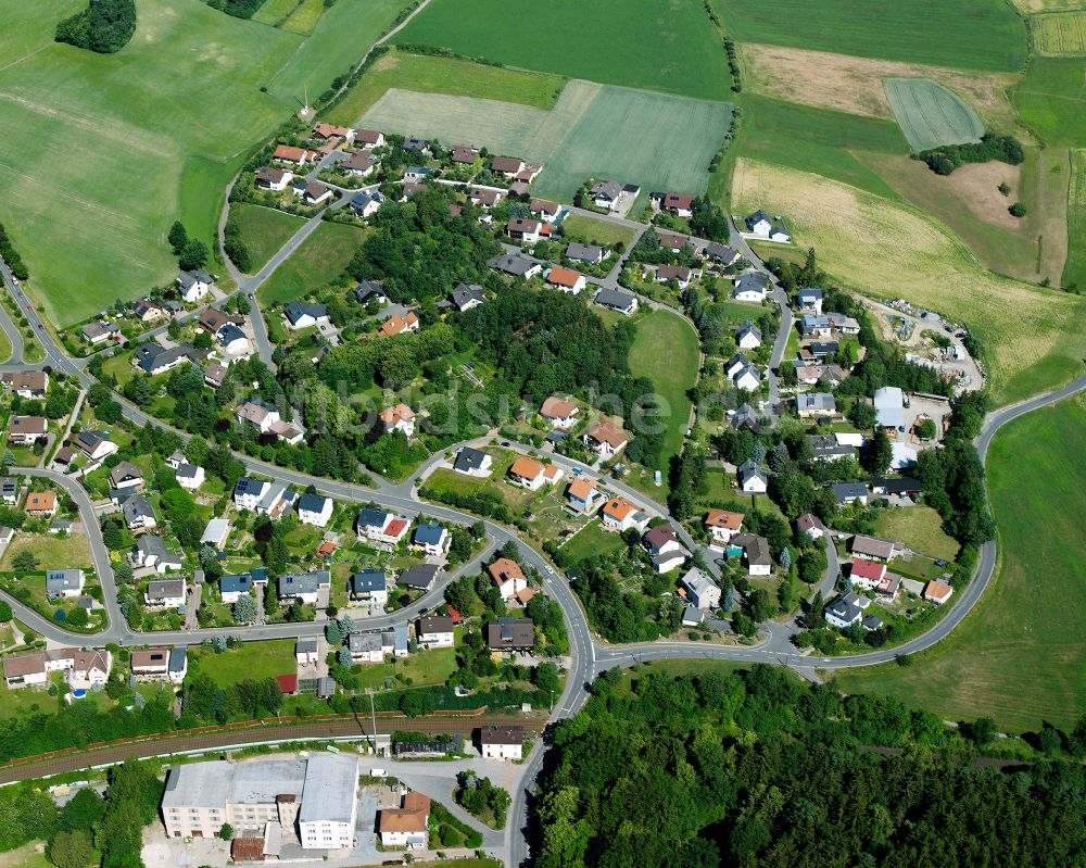 Feilitzsch aus der Vogelperspektive: Ortsansicht in Feilitzsch im Bundesland Bayern, Deutschland