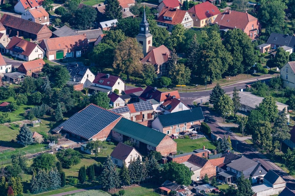 Luftbild Ferchland - Ortsansicht in Ferchland im Bundesland Sachsen-Anhalt, Deutschland
