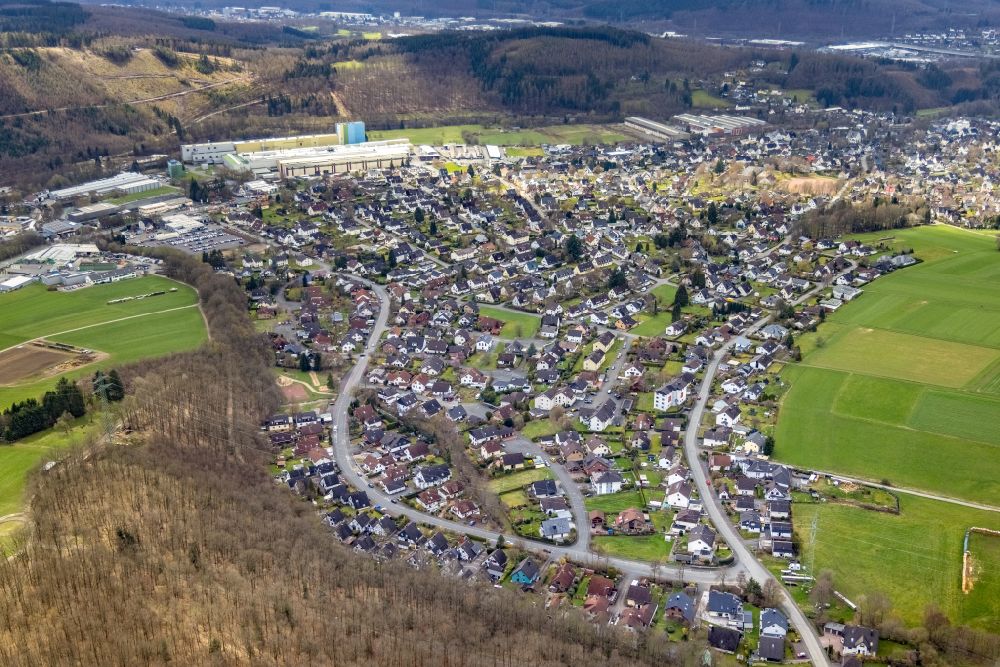 Luftbild Ferndorf - Ortsansicht in Ferndorf im Bundesland Nordrhein-Westfalen, Deutschland