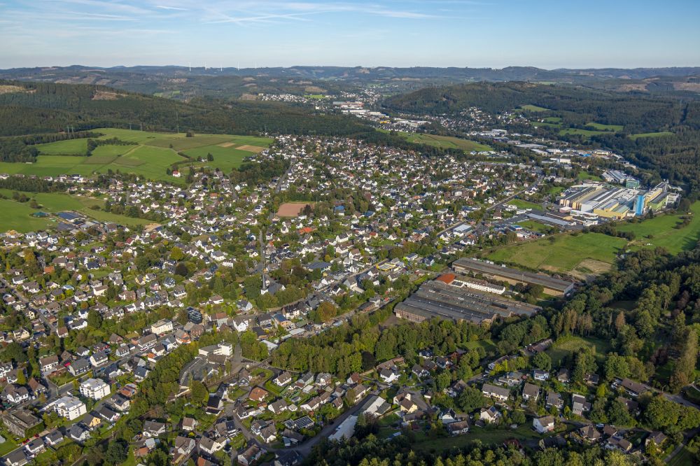 Luftbild Ferndorf - Ortsansicht in Ferndorf im Bundesland Nordrhein-Westfalen, Deutschland