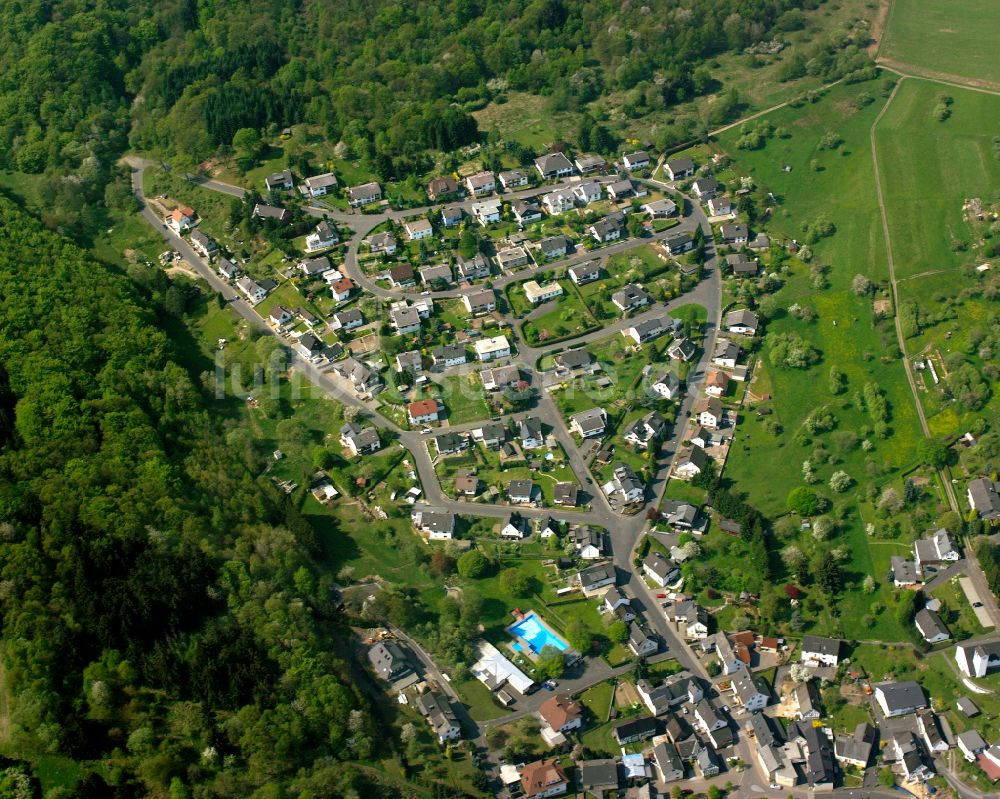 Flammersbach von oben - Ortsansicht in Flammersbach im Bundesland Hessen, Deutschland