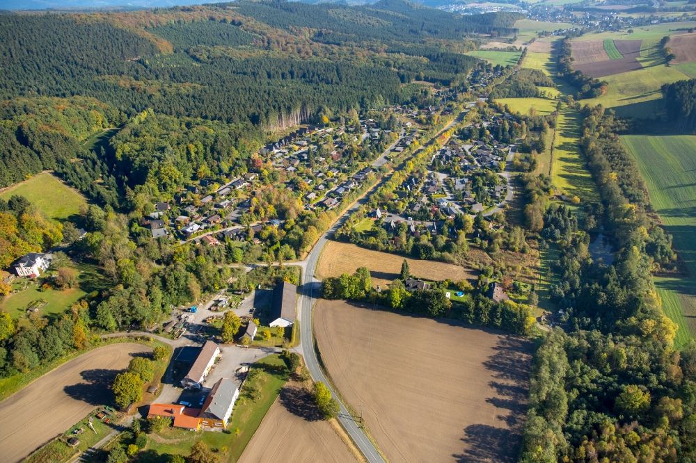 Luftaufnahme Frenkhausen - Ortsansicht in Frenkhausen im Bundesland Nordrhein-Westfalen