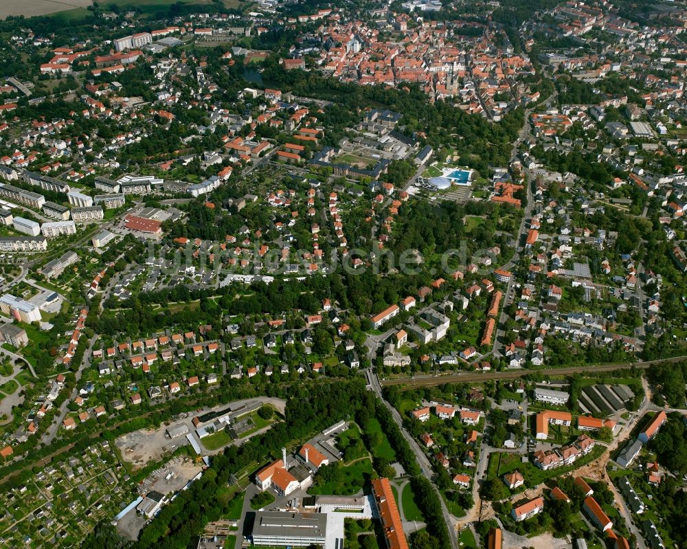 Luftaufnahme Friedeburg - Ortsansicht in Friedeburg im Bundesland Sachsen, Deutschland
