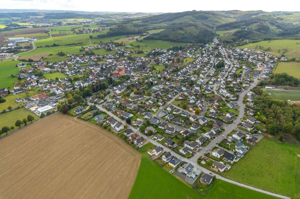 Garbeck von oben - Ortsansicht in Garbeck im Bundesland Nordrhein-Westfalen, Deutschland