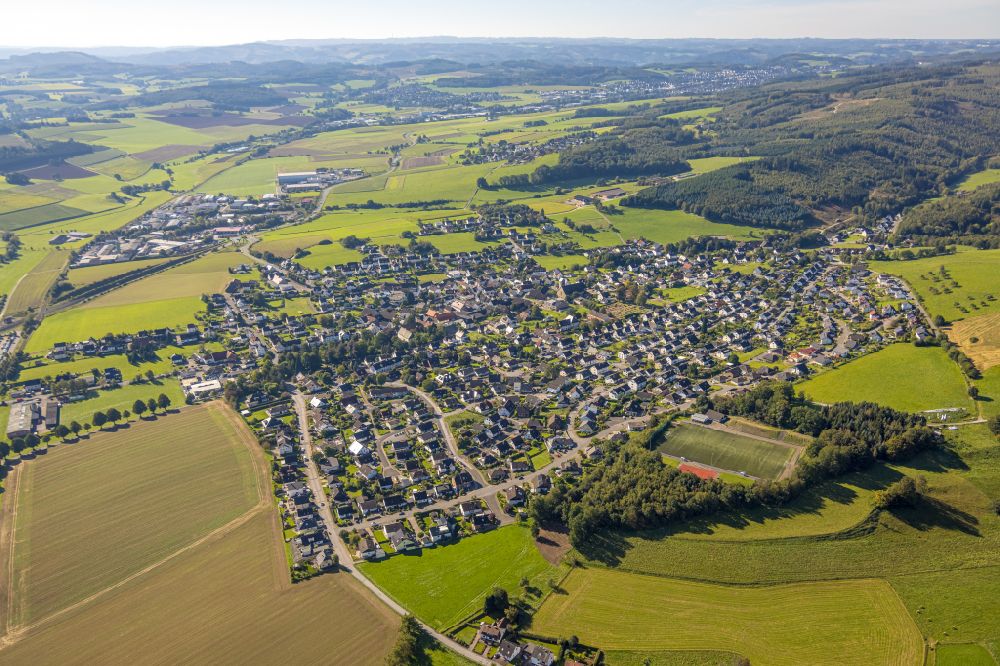 Luftaufnahme Garbeck - Ortsansicht in Garbeck im Bundesland Nordrhein-Westfalen, Deutschland
