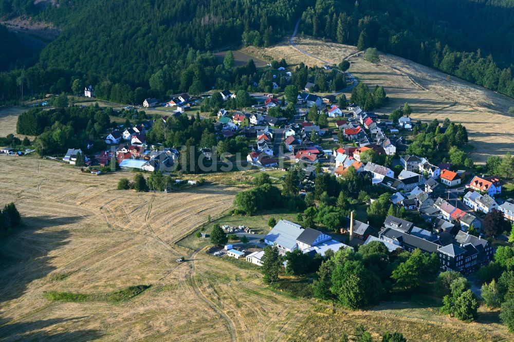 Luftaufnahme Gehlberg - Ortsansicht in Gehlberg im Bundesland Thüringen, Deutschland